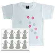 Nažehlovací reflexní apllikace "SNĚHULÁK"